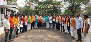 Read more about the article स्वाभिमानी संभाजी ब्रिगेड चे प्रदेशाध्यक्ष माधवराव पाटील देवसरकर यांच्या उपस्थितीत हदगाव तालुका कार्यकारिणीची निवड