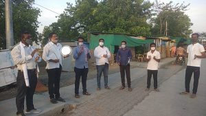 Read more about the article तुर आयातीच्या केंद्र सरकारच्या विरोधात प्रहारचे ताली थाळी बजाव आंदोलन