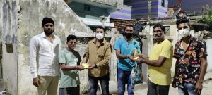 Read more about the article राष्ट्रवादी काँग्रेस बल्लारपूरचे सुमित (गोलु) डोहने यांच्या कडून N95 मास्क वाटप