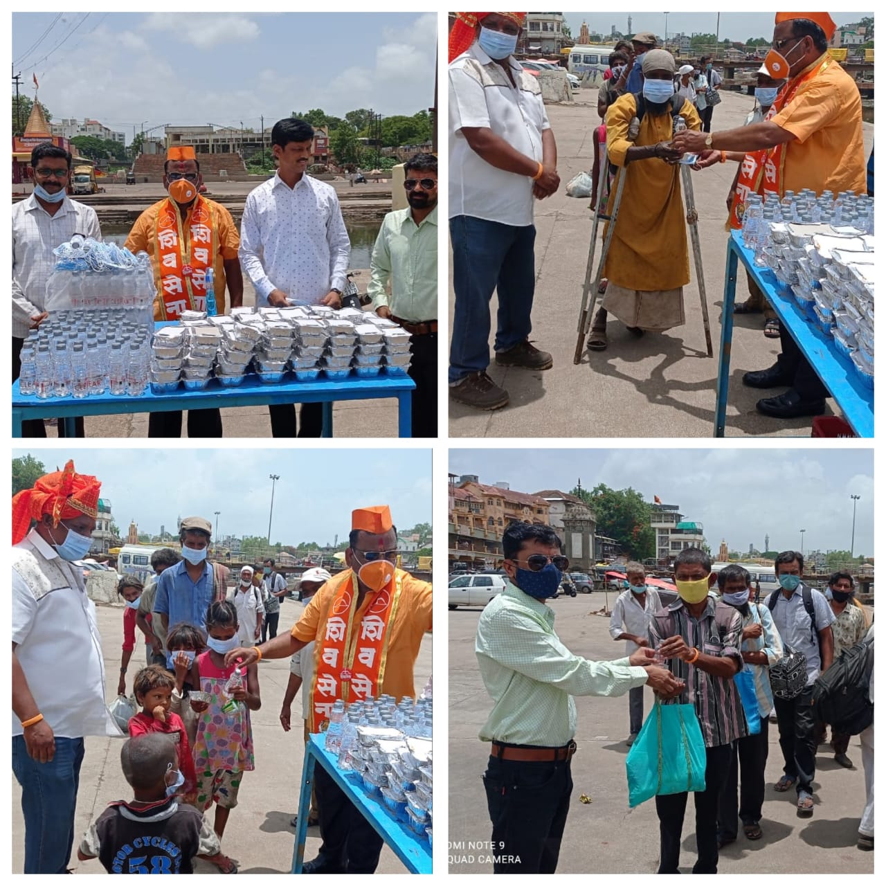 Read more about the article गरिबांना अन्नदान करून शिवसेनेचे चा वर्धापन दिन साजरा