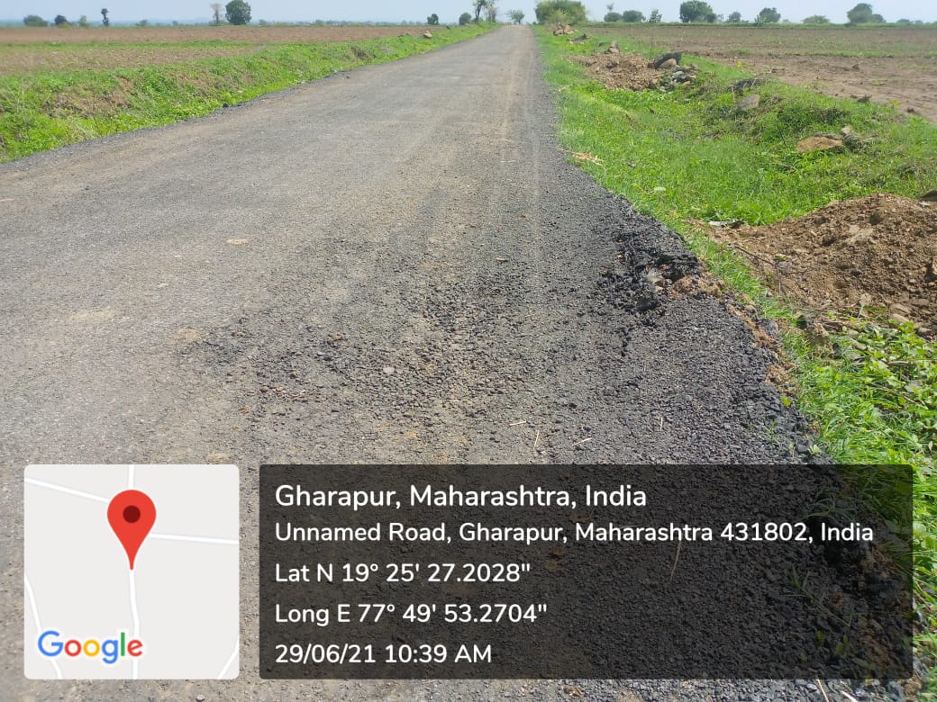 Read more about the article हिमायतनगर तालुक्यातील खडकी (बा) ते घारापुर डांबरीकरण रस्त्याचे काम निकृष्ट दर्जाचे?