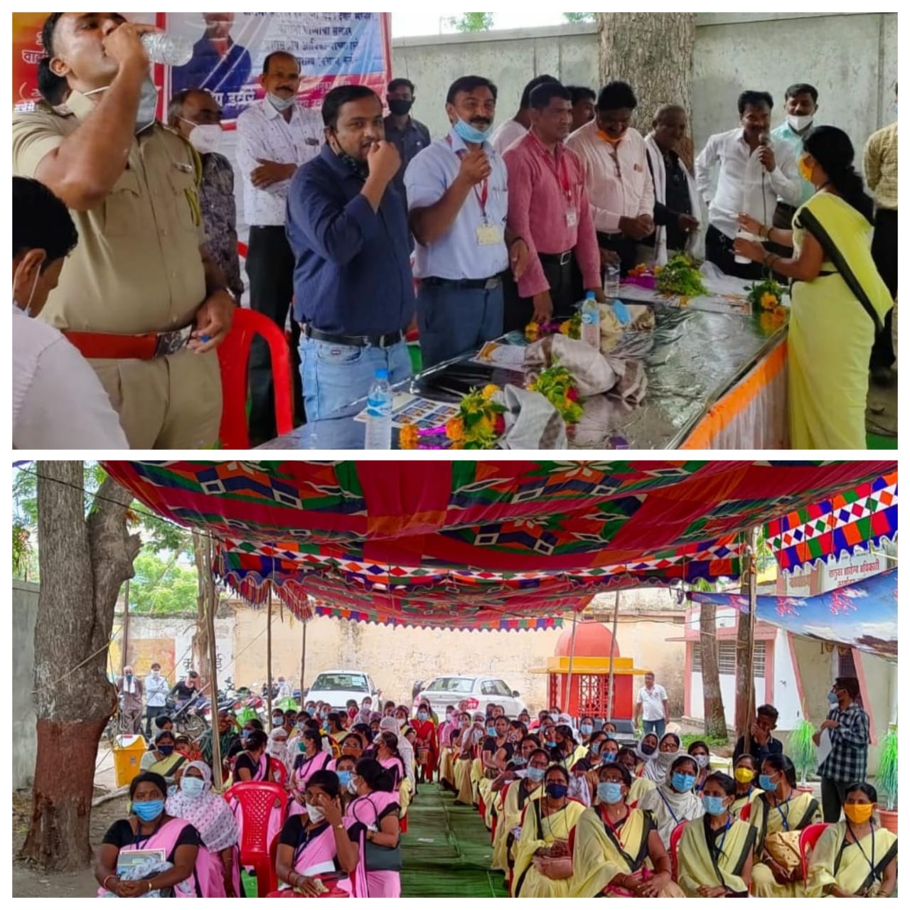 Read more about the article राज्यमंत्री बचुभाऊ कडु यांच्या वाढदिवसानिमित्त कोरोना योद्धाचा सत्कार