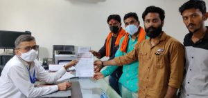 Read more about the article नगरपंचायतीच्या हदितील अतिक्रमण थांबवा.महाराष्ट्र राज्य मराठा साम्राज्य संघ यांची जिल्हा अधिकारी यांच्या कडे मागणी