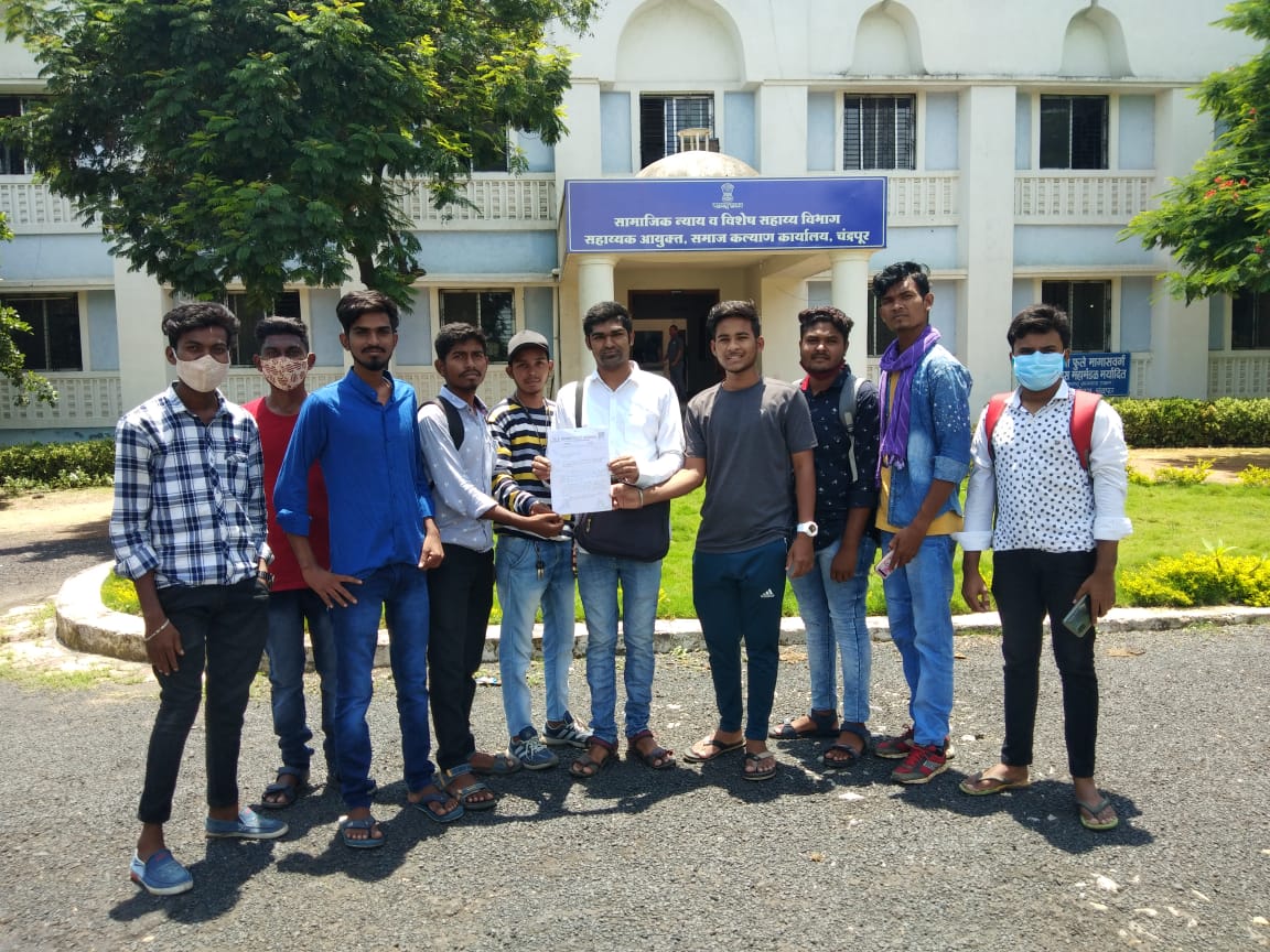 Read more about the article मागासवर्गीय व नवबौद्ध विद्यार्थांचा निधी लवकर जमा करा:सम्यक विद्यार्थी आंदोलनाचे समाज कल्याण विभागाला निवेदन