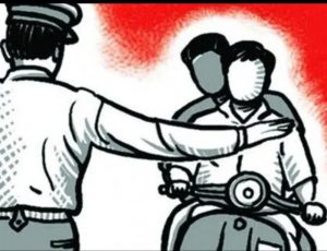 Read more about the article ” नंबर प्लेट “न लावणार्‍यांवर हिमायतनगर पोलिसांची धडाकेबाज कारवाई 👉🏻 57 केसेस करत, बावीस हजार दोनशे रुपयांचा दंड वसूल..