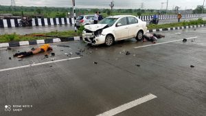 Read more about the article अतिशय भीषण अपघातात तीन जणांचा जागीच मृत्यू