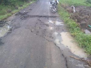 Read more about the article किन्ही ज. ते चाचोरा रस्त्याची दुरावस्था