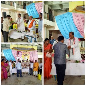 Read more about the article मोहता गिरणी कामगारांना आमदार कुणावार यांनी केले जीवनावश्यक वस्तुंचे वितरण सणासुदीच्या काळात नगदी स्वरुपात मदत