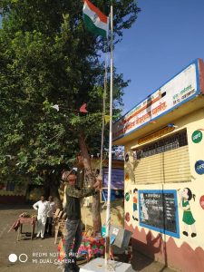Read more about the article जिल्हा परिषद शाळा,धानोरा येथे सैनिकाच्या हस्ते ध्वजारोहण करून स्वातंत्र्य दिन साजरा