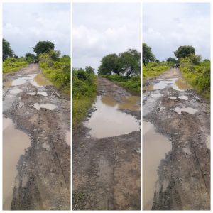 Read more about the article रस्त्यात खड्डे की खड्ड्यात रस्ते ,राळेगाव तालुक्यातील दापोरी गावात जाणारा रस्त्याची दुर्दशा