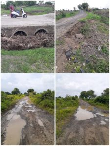 Read more about the article राळेगाव तालुक्यातील दापोरी गावात जाणारा पुलाची व रस्त्याची दुर्दशा