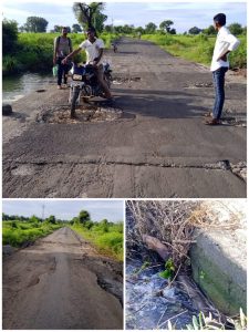 Read more about the article खैरी ते कुंभा मार्गे मारेगाव रोडची झाली दुर्दशा रस्यात खडडे की खड्यात रस्ते मोठे प्रश्नचिन्ह