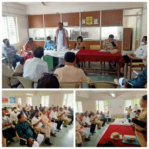 Read more about the article तहसील कार्यालयात गणेशोत्सवाच्या पार्श्वभूमीवर शांतता समितीची बैठक संपन्न कार्यसम्राट आमदार समिरभाऊ कुणावार यांनी केले शासकीय निर्बंध पाळण्याचे आवाहन