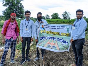 Read more about the article वडकी येथे कृषीदुतांनी दिले शेणखत बनविण्याचे धडे.