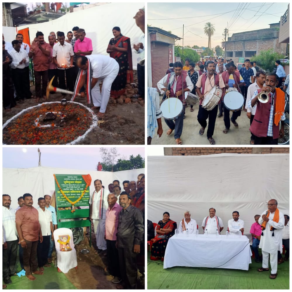 Read more about the article शेषशाही आखाड़याच्या जीर्णोद्धारासाठी आमदार समिरभाऊ कुणावार यांनी दिला ७ लाखाचा निधी.. भूमिपूजनप्रसंगी आखाडा कमिटीने मानले कुणावारांचे आभार