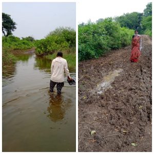 Read more about the article निसर्गासोबतच शासन सुध्दा पाहतय शेतकऱ्यांची परीक्षा, पाटबंधारे विभागाने लावली रस्त्याची वाट.