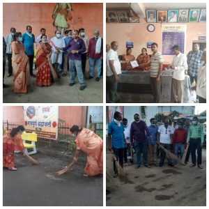 Read more about the article राष्ट्रपिता महात्मा गांधी यांच्या जयंतीचे औचित्य साधून खऱ्या भारताचे दर्शन खेड्यांमध्ये असल्याचे महात्मा गांधीजींच्या विचाराला अनुसरुण आज वडकी येथे ग्रामस्वच्छता अभियान राबविण्यात आले.