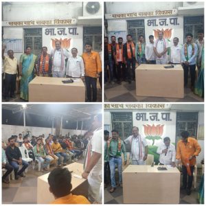 Read more about the article हिंगणघाट शहरातील असंख्य युवकांनी केला भारतीय जनता युवा मोर्चात प्रवेश