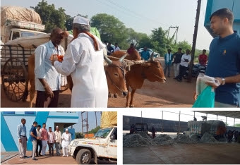 Read more about the article सालासर जिनिंग मध्ये कापूस खरेदीला सुरुवात,कापसाला 6500 रुपये देण्यात आला भाव