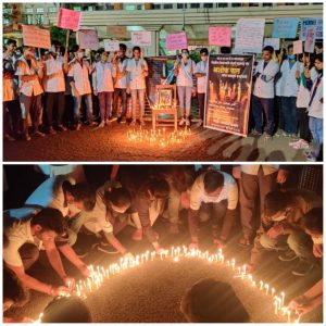 Read more about the article डॉ अशोक पाल हत्या प्रकरण, डॉक्टरांचा कॅडल मार्च