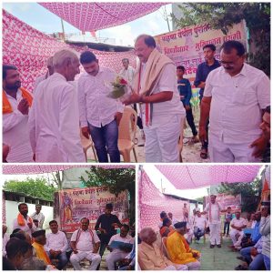 Read more about the article पोहणा येथील श्रीराममंदिर पुनर्निर्माण कामाचे आमदार समीरभाऊ कुणावार यांनी केले भूमिपूजन..