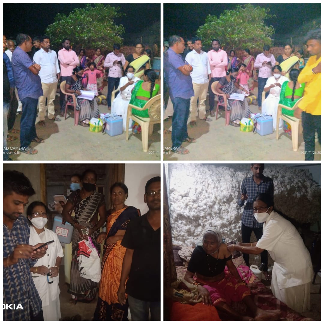 Read more about the article राळेगाव तालुक्यातील धानोरा येथे घरपोच लसीकरण सेवा