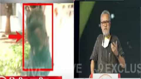 Read more about the article ब्रेकिंग बातमी:दैनिक लोकसत्ताचे संपादक व साहित्यिक गिरीश कुबेर यांच्या वर अखिल भारतीय मराठी साहित्य संमेलन येथे संभाजी ब्रिगेड तर्फे शाही फेक