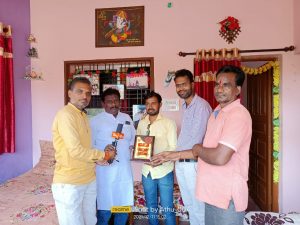 Read more about the article लोकहीत महाराष्ट्र उत्कृष्ठ पत्रकार म्हणून रामभाऊ भोयर यांचा सत्कार,निर्भीड  कामगिरी चा सन्मान