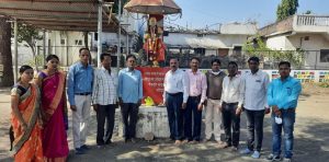 Read more about the article महाराष्ट्र राज्य वरठी (परीट) धोबी समाज महासंघ सर्व भाषीक शाखा वरोरा तालुका तर्फे गाडगेबाबा याना अभिवादन