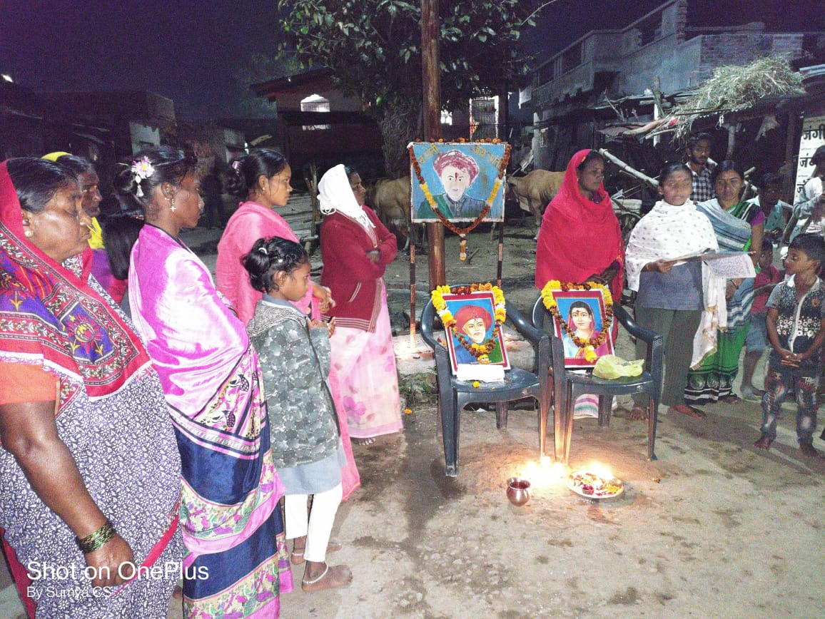 Read more about the article पहापळ येथे सावित्रीबाई फुले जयंती साजरी