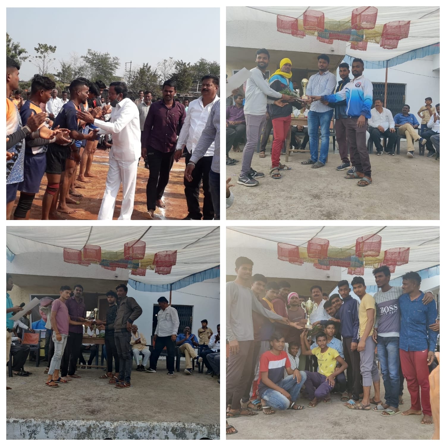 Read more about the article सरपंच चषक कबड्डी सामन्यांचे बक्षीस वितरण