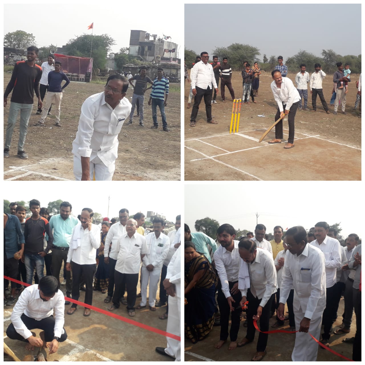 Read more about the article “छत्रपती शिवाजी महाराज” जयंती निमित्त धानोरा येथे शिवशंभू क्रिकेट क्लब आयोजित सामन्यांचे उद्घाटन..!!