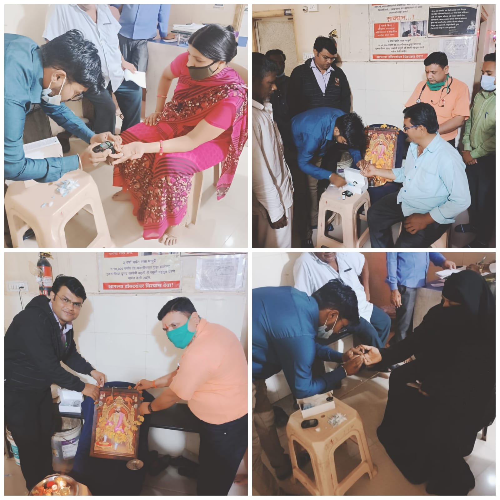 Read more about the article मुस्लिम स्त्रियांना, बहीण मानून साडी ,चोळी करू आरोग्य शिबिर घेऊन शिवजयंती केली साजरी!