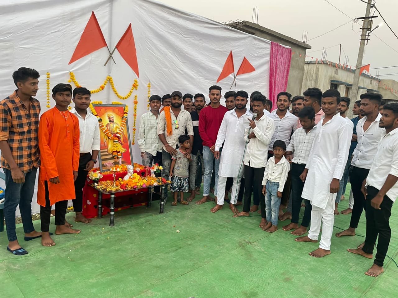 Read more about the article नवीन सिनाळा या गावामध्ये प्रथमच शिवजयंती साजरी