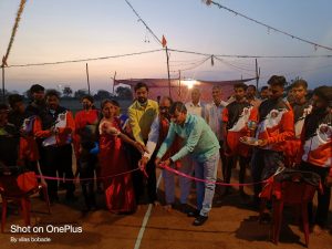 Read more about the article वणी तालुक्यातील जय भवानी क्रीडा मंडळ पुनवट कबड्डी सामने आयोजीत करण्यात आले उदघाटन शिवसेना उपजिल्हा प्रमुख मा. शरदभाऊ ठाकरे