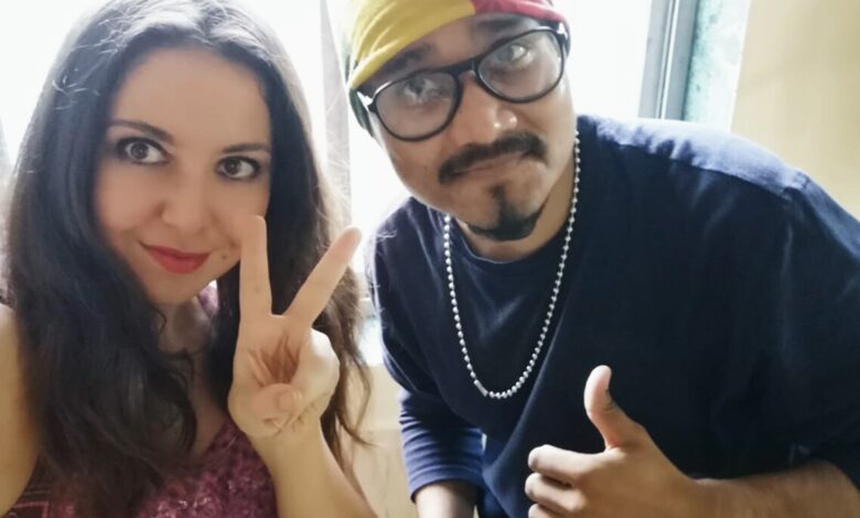 Read more about the article भद्रावतीचा गायक एलविन दडमल आंतरराष्ट्रीय स्तरावर इटालियन गायिकेसोबत गायिले गीत