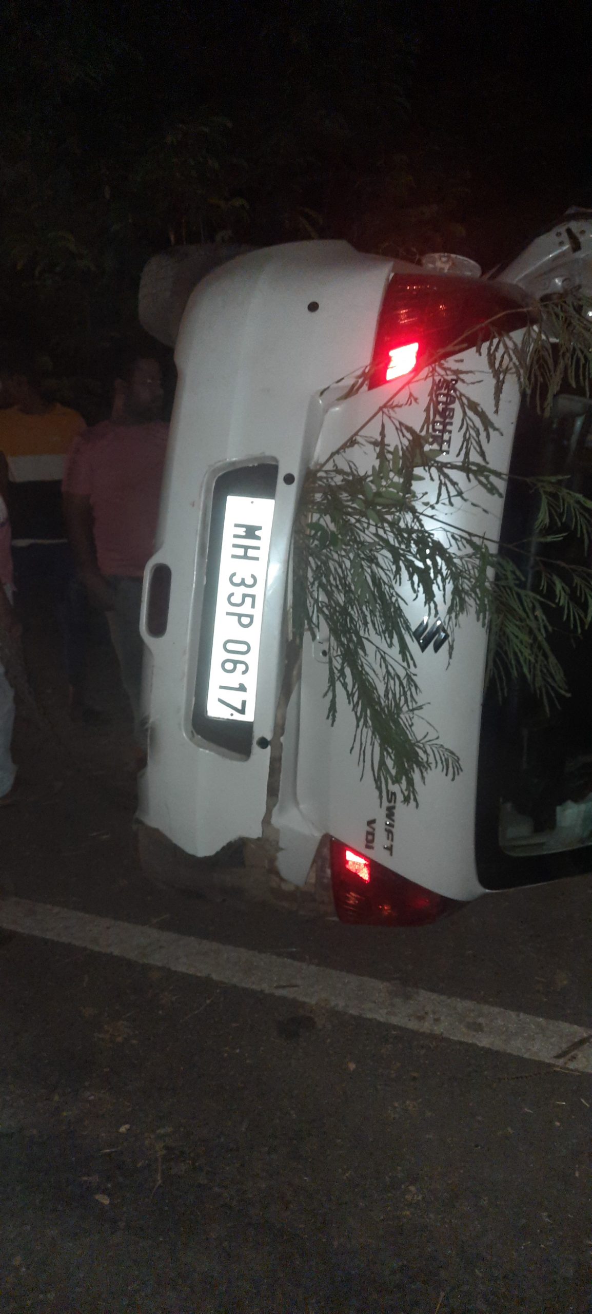 Read more about the article दुचाकीला वाचविताना कार उलटली ,महिलेचा मृत्यू तर चौघे गंभीर