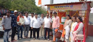Read more about the article रामनवमी उत्सव समितीच्या वतीने पाणपोईचे उद्घाटन. वणी:–