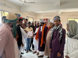 Read more about the article मोहम्मद  पैगंबर साहेब यांच्या विरोधात भाष्य करणाऱ्यावर कठोर कारवाई करा   ,सुन्नी जमात राळेगाव यांच्या वतीने निवेदन