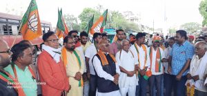 Read more about the article विकास तिर्थ बाईक रॅलीचे तळेगाव येथे भव्य स्वागत