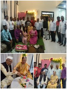 Read more about the article ढाणकी येथील सुप्रसिद्ध व्यापारी रंगनाथ नारायण कोडगीरवार यांच्या लग्नाचा तब्बल 57 वाढदिवस थाटात साजरा