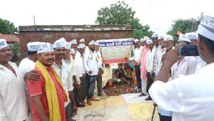 Read more about the article राळेगाव तालुक्यातील जळका येथे आम आदमी पार्टीचे शाखा फलकाचे अनावरण