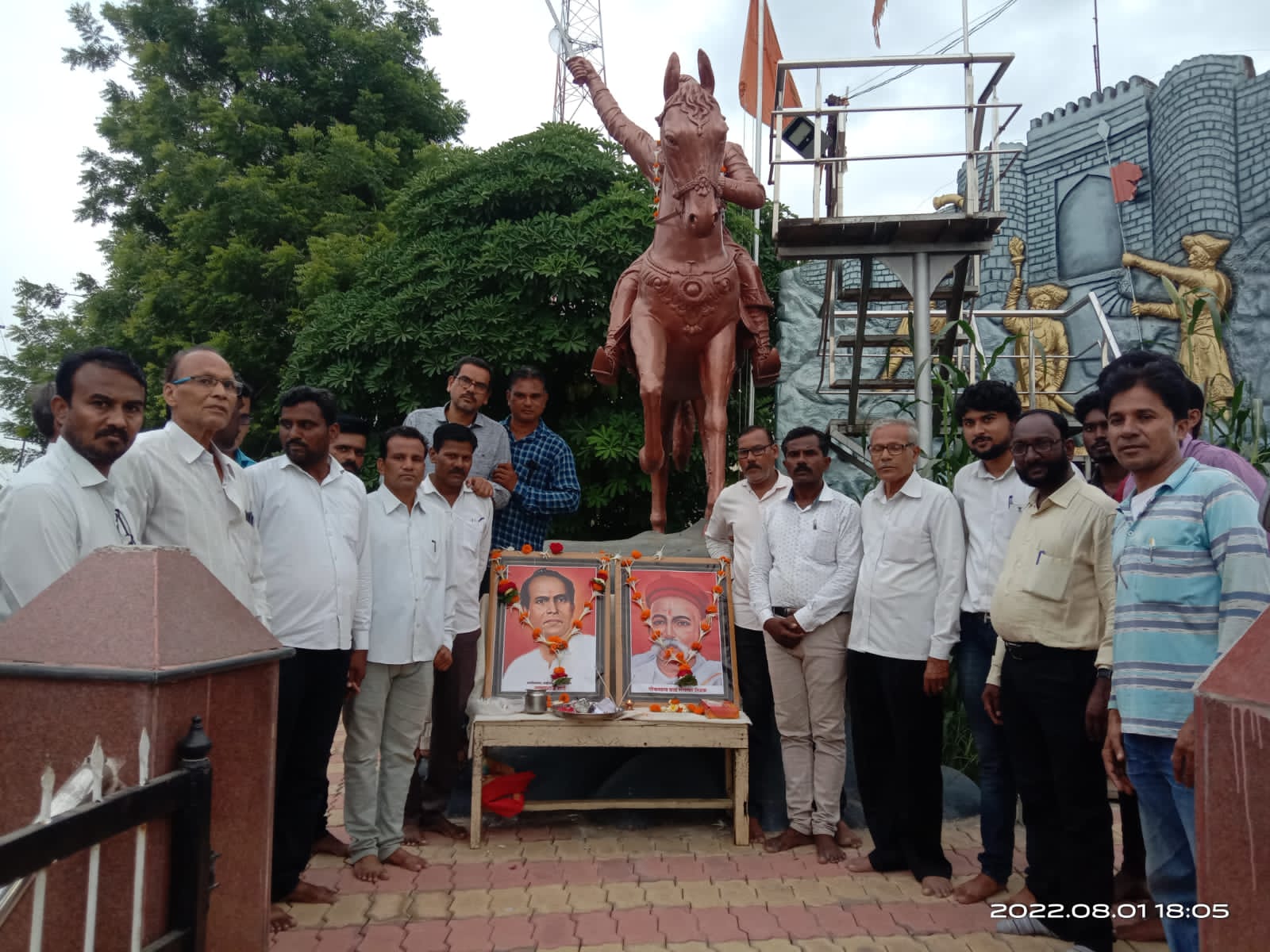 Read more about the article आर्वी येथे अण्णाभाऊ साठे व लोकमान्य टिळक यांची संयुक्त जयंती साजरी