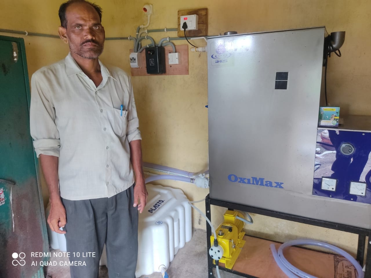 Read more about the article ग्रामपंचायत कीन्ही जवादे पाणी पुरवठा योजनेला क्लोरीन डोझर संयंत्र बसविले