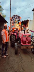 Read more about the article ढाणकी:येथे गणपती विसर्जन शांततेत पार