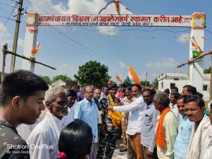 Read more about the article सेवाकर्तव्य पार पाडून सेवानिवृत्त झालेल्या सैनिकाचा सत्कार सोहळा संपन्न