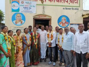 Read more about the article घोटी ग्रामपंचायत सरपंच पदी निर्मला माधवराव मेश्राम तर उपसरपंच पदी राजू सुरोशे पाटील यांची बिनविरोध निवड़