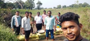 Read more about the article चाचोरा येथे वनराई बंधारा केला निर्माण