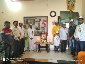 Read more about the article संत शिरोमणी श्री संताजी जगनाडे महाराज यांच्या जयंती निमित्त प्रतिमा पूजन