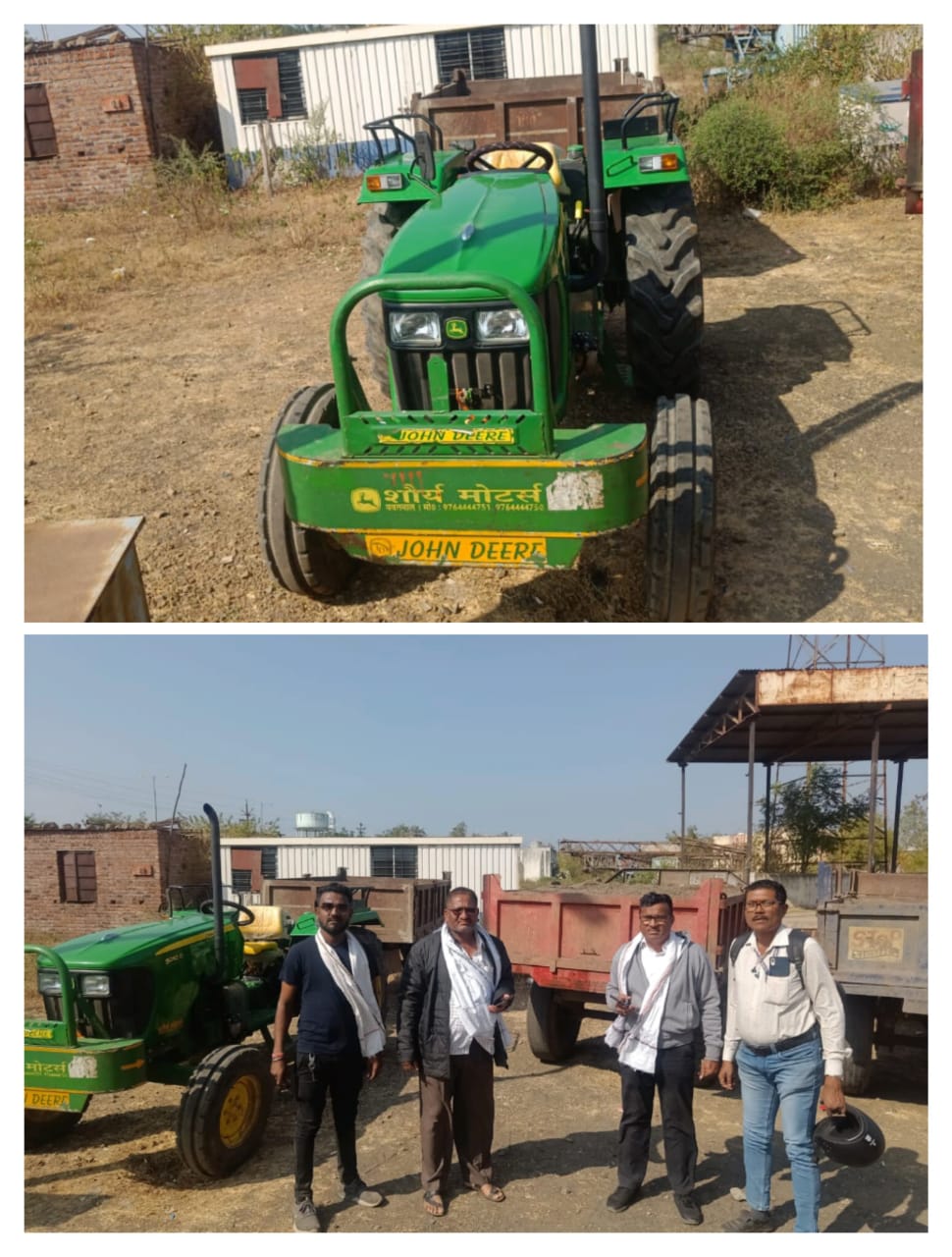 Read more about the article रेतीची अवैध वाहतूक करताना दोन ट्रॅक्टर पकडले